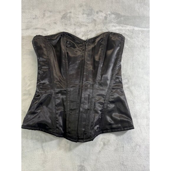 Daisy Corset Women's Medium Black Lover's Lane Steel boned NWT - Picture 1 of 9